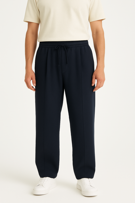 Modré Men's Loose fit Blackish Blue Baggy Trouser
