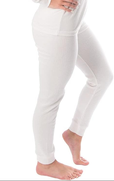 Body Warmer Thermal Long Trouser For Ladies - Creme