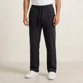 Black Loose Bottom Front Line Trouser IL-05