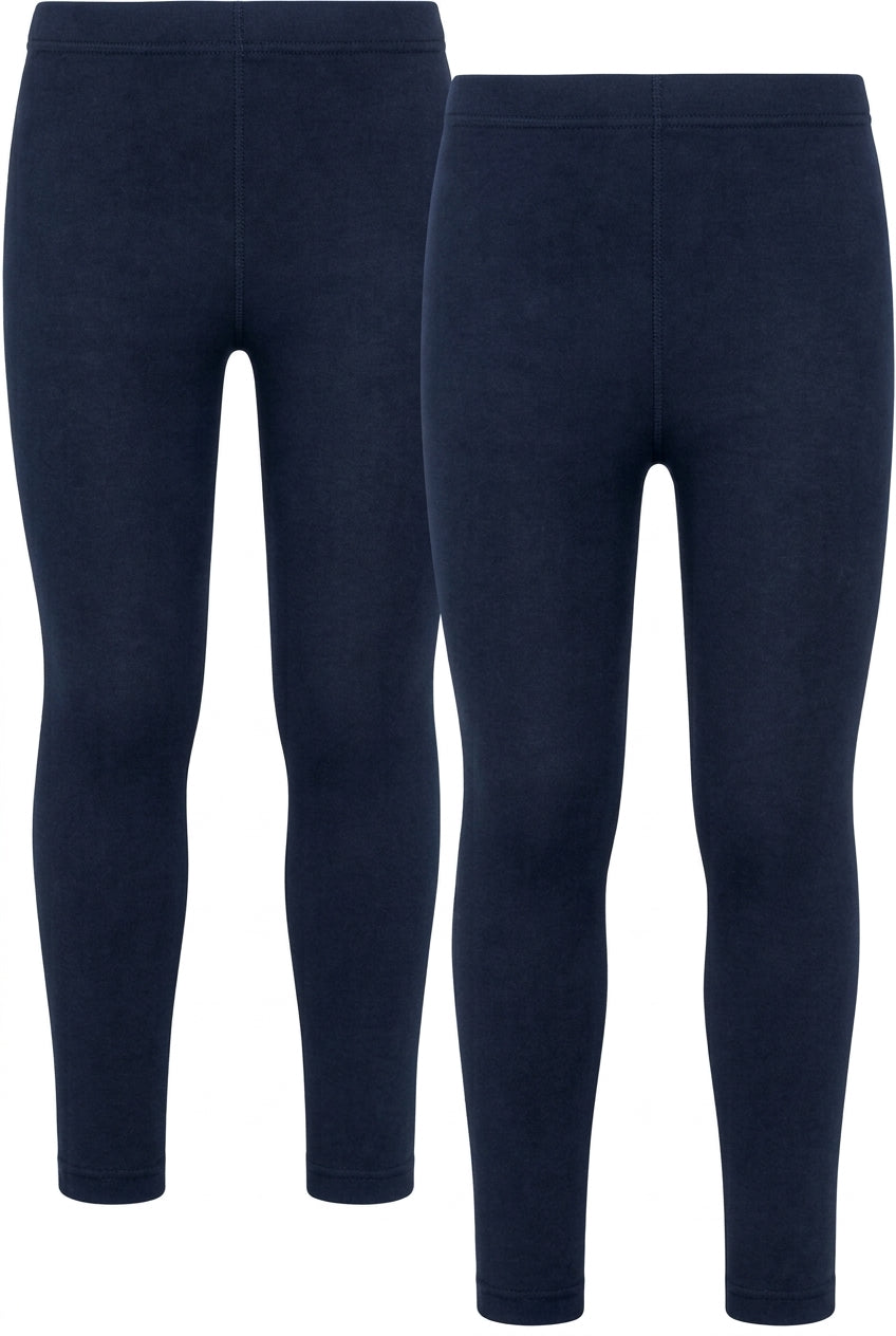 Pack of 2 Kids Body Warmer Thermal Trousers Navy
