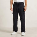 Black Loose Bottom Cargo Trouser IL-02