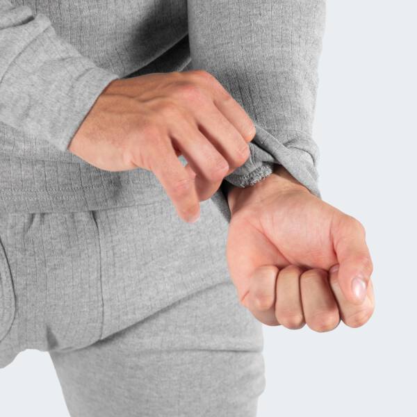 Body Warmer Thermal Full sleeve Shirt For Men - Grey