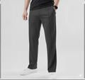 French Cotton terry Lycra Grey Loose Bottom Trouser