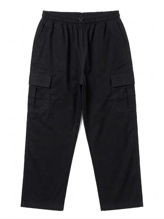 Modre Baggy Cargo Trousers - Black