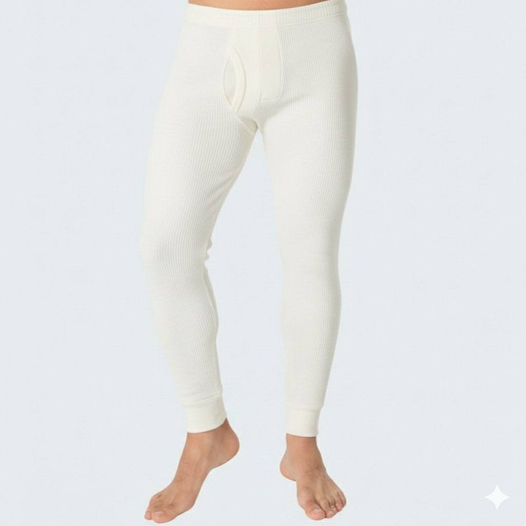 Body Warmer Thermal Long Trouser For Men - White