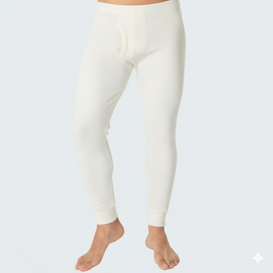 Body Warmer Thermal Long Trouser For Men - White
