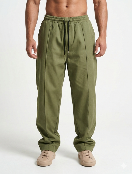 Modre Baggy Trousers - olive