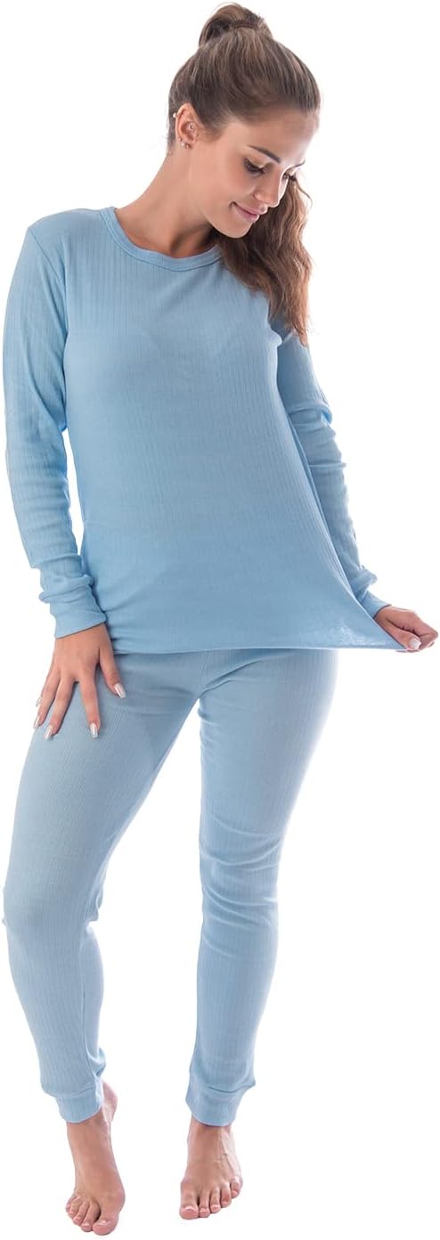 Body Warmer Thermal Full sleeve Shirt For Ladies - Light Blue