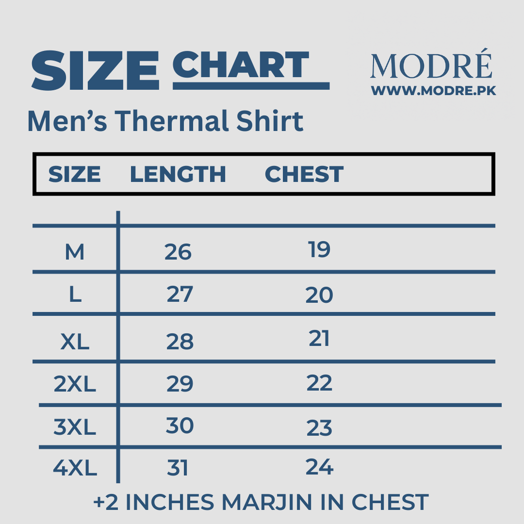 Body Warmer Thermal Full sleeve Shirt For Men - Grey